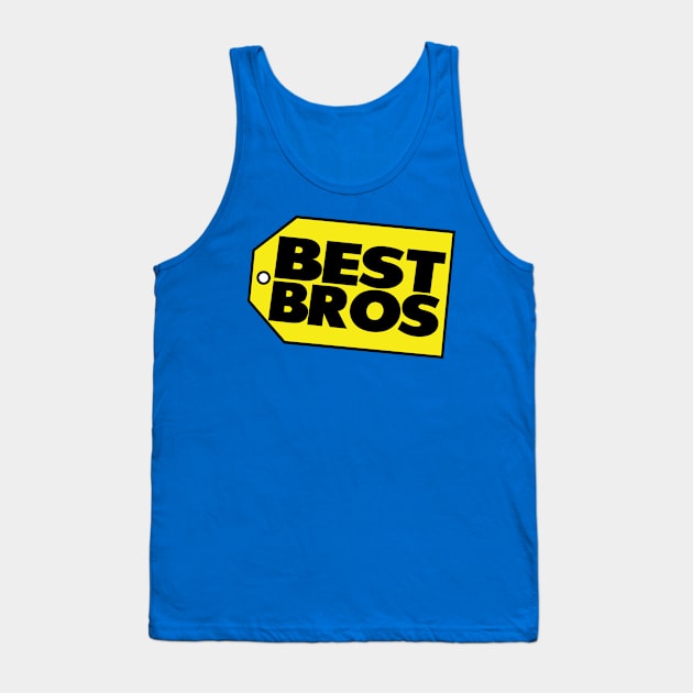 BEST BROS - BROS on Audio Tank Top by BROSonAudio